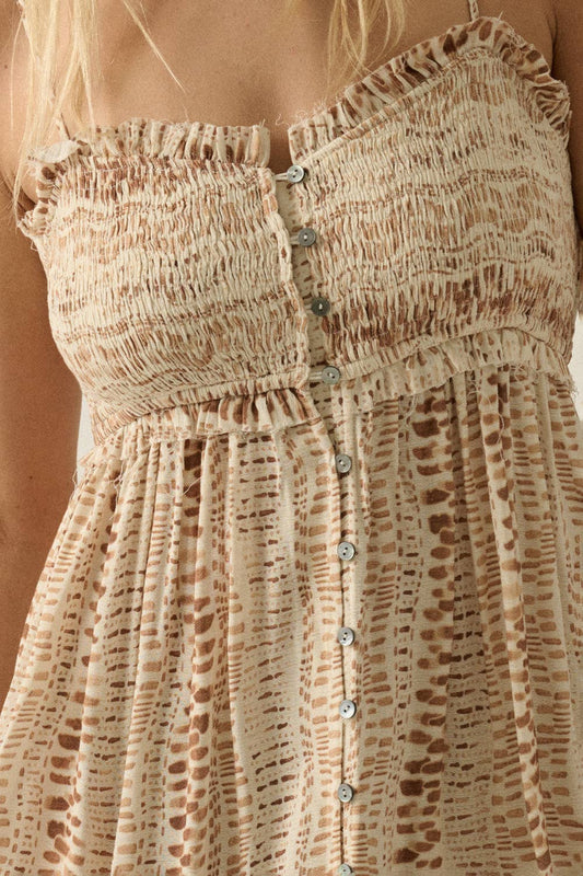 Allie Smocked Maxi Dress