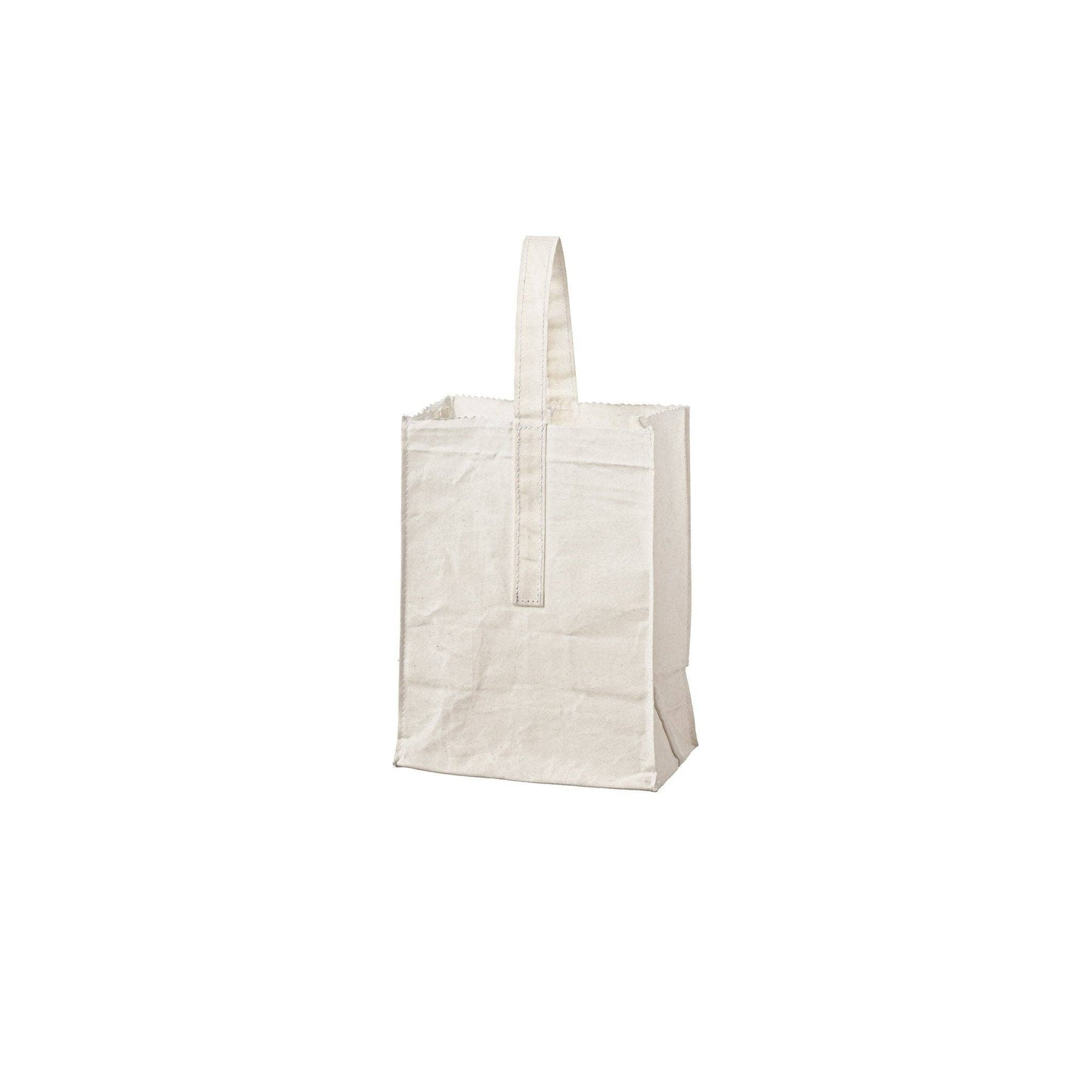 GROCERY BAG WITH HANDLE: Brown / Extra Small