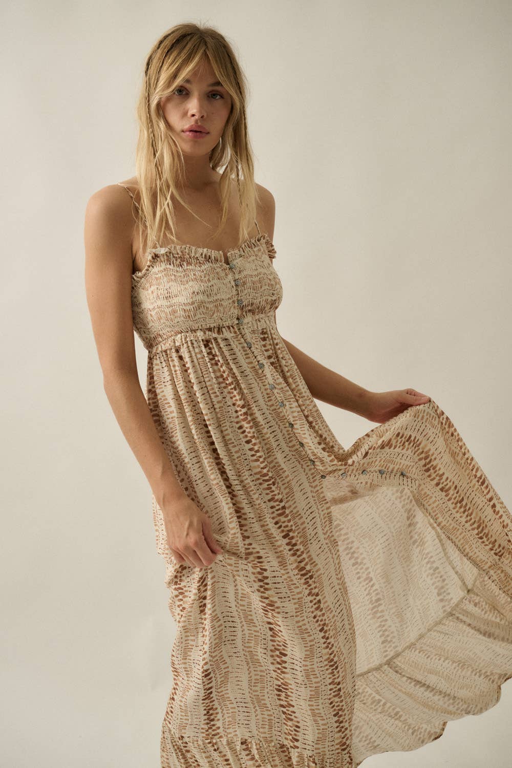 Allie Smocked Maxi Dress