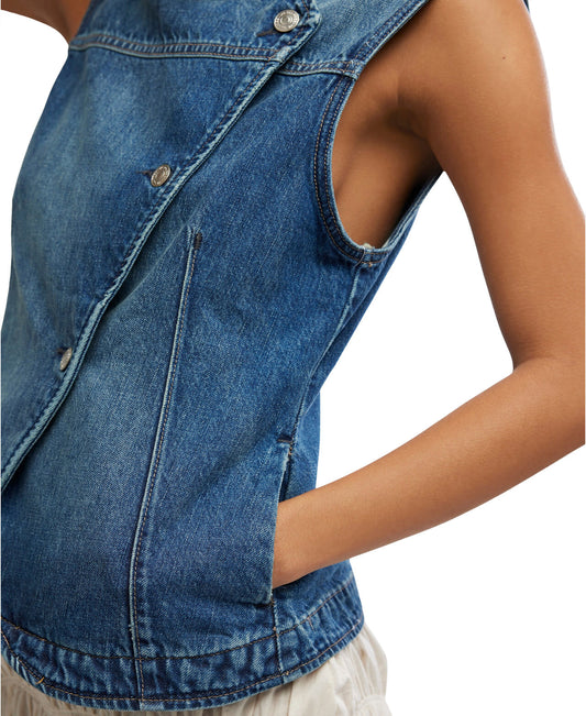 Free People  Maris Denim Vest
