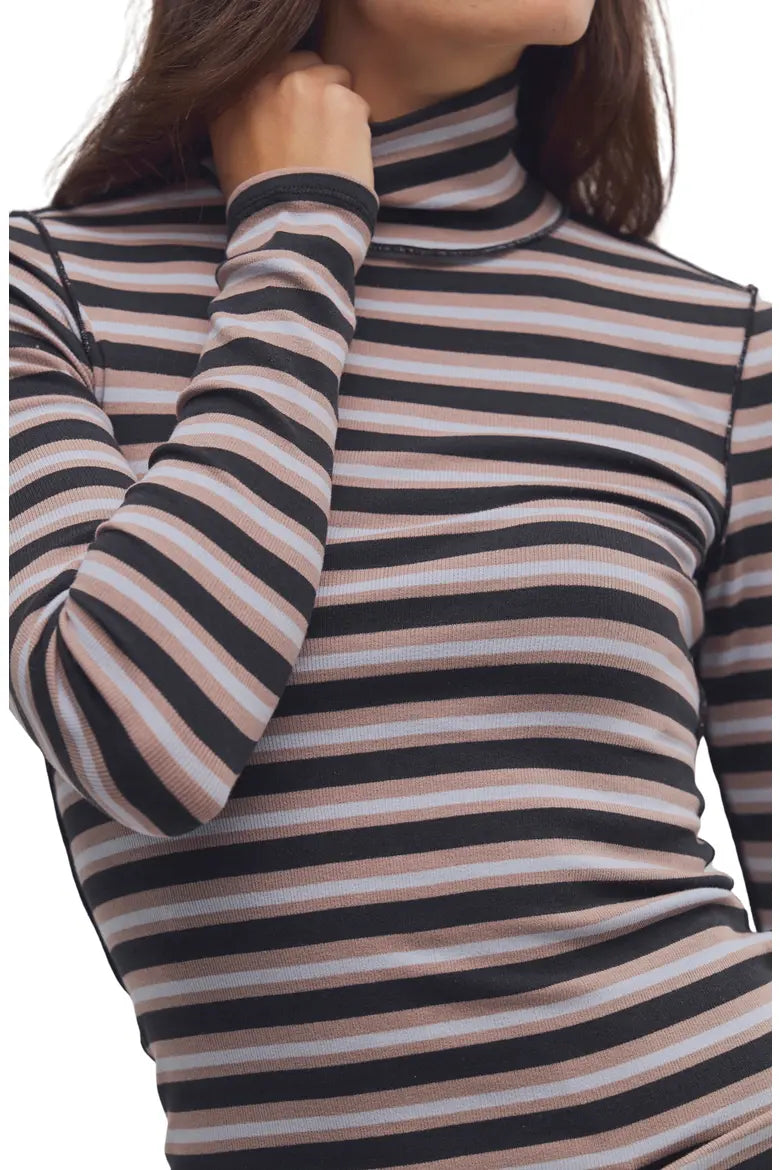 Free People Good Good Turtle Stripe Top