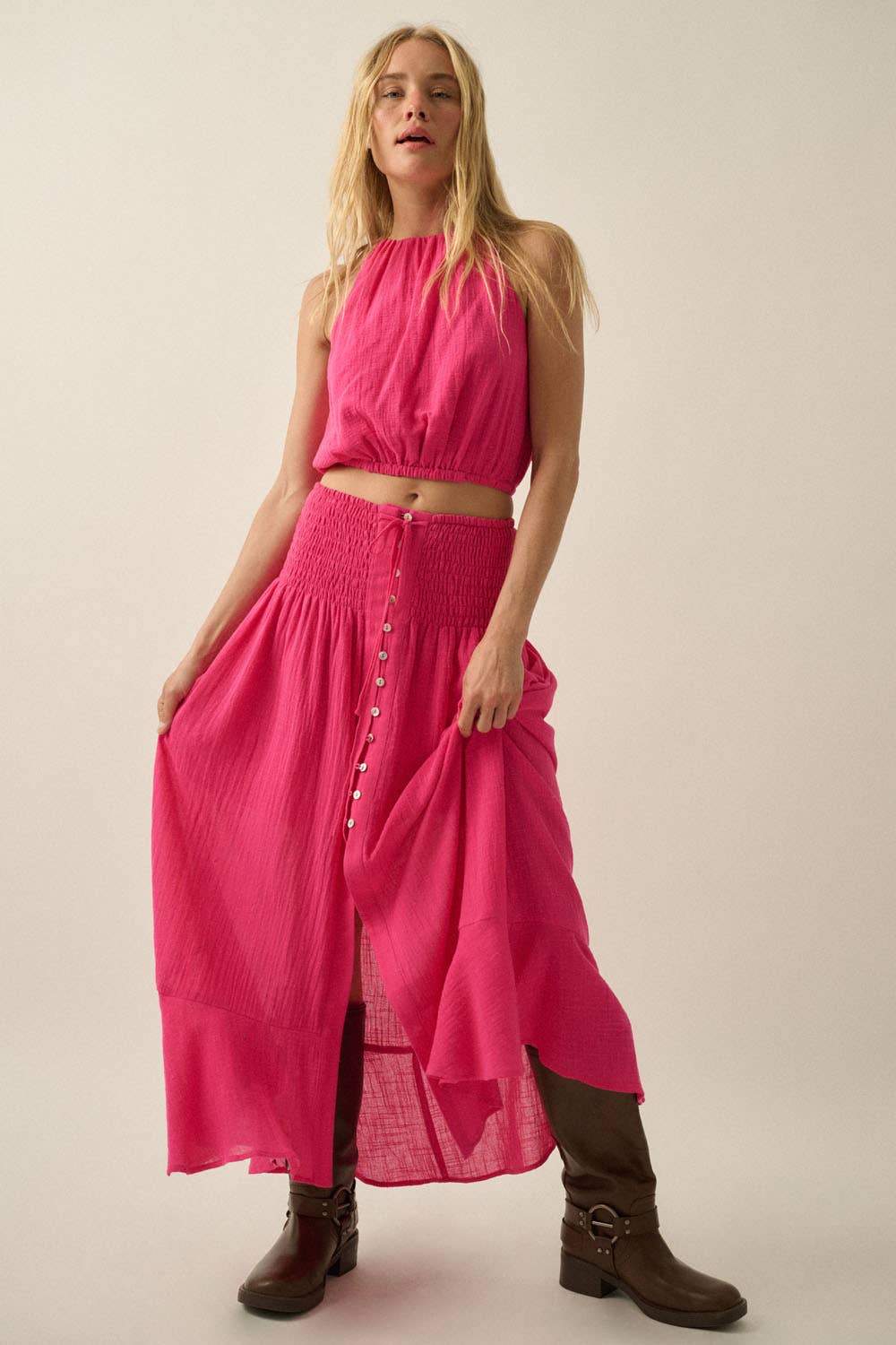 Camille Cotton Maxi Skirt
