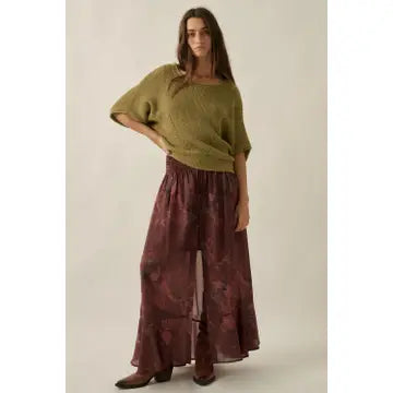Coco Pointelle Knit Sweater