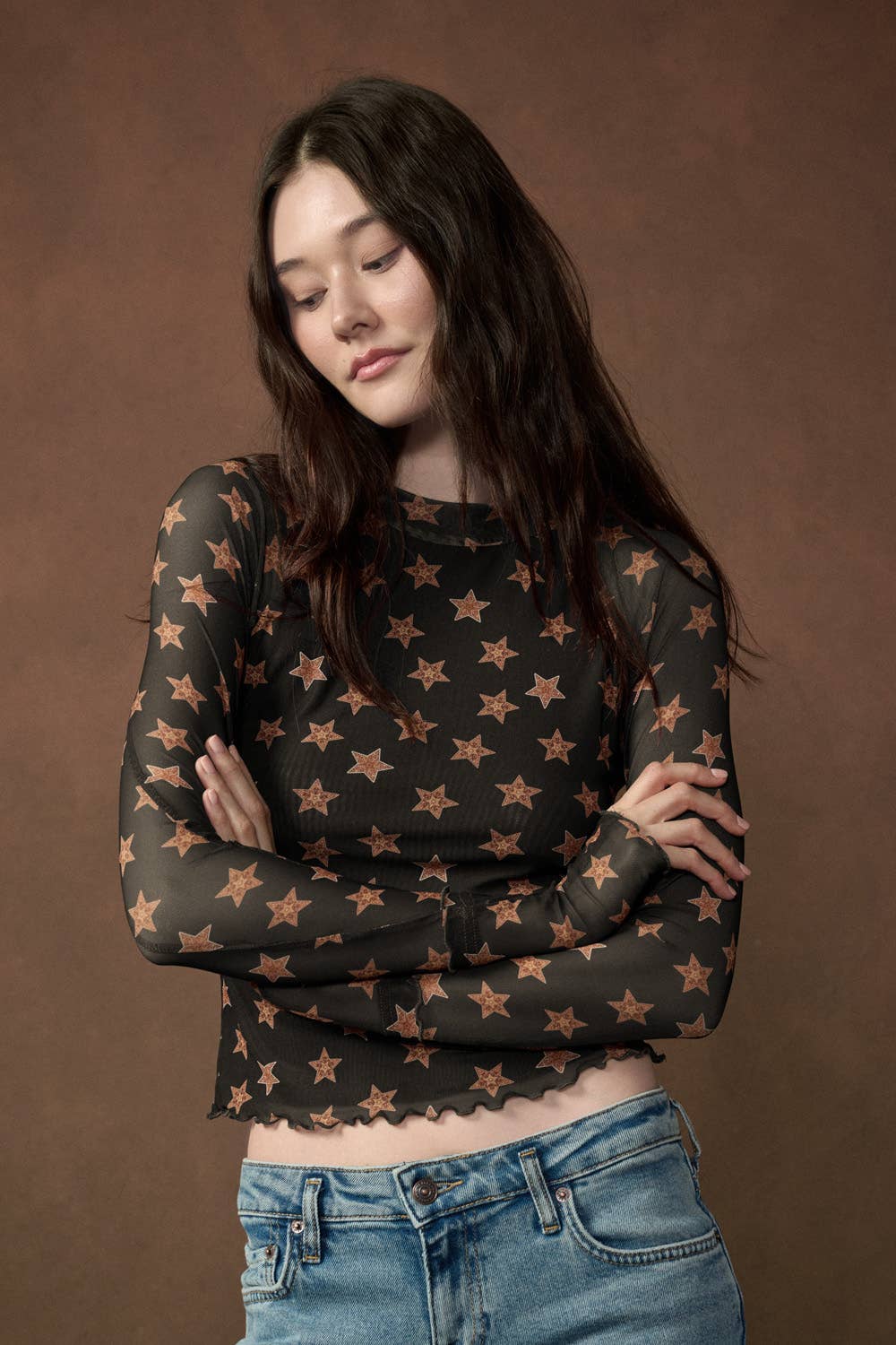 Starry Night Mesh Top