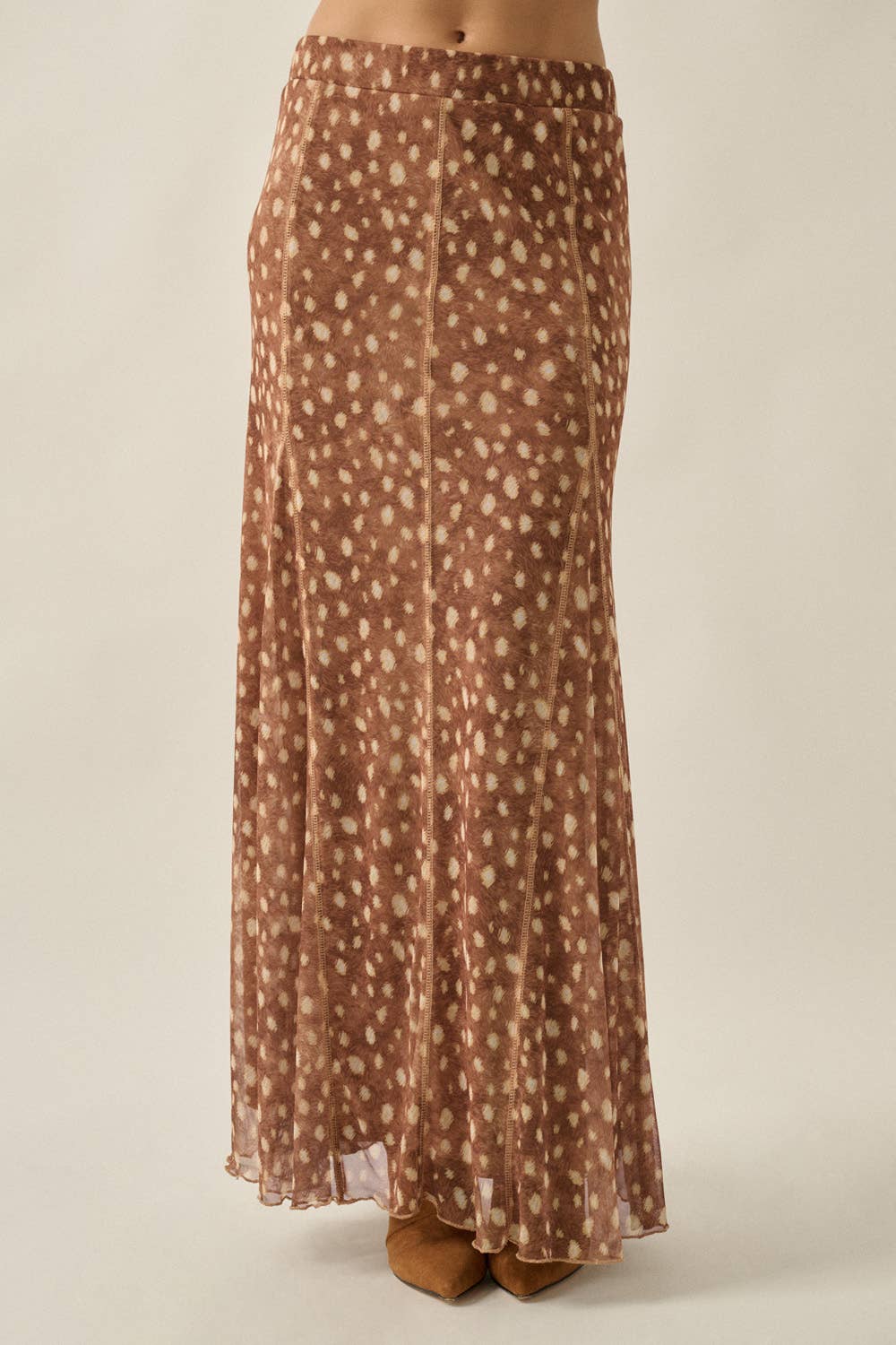 Abilene Polka Dot Maxi Skirt