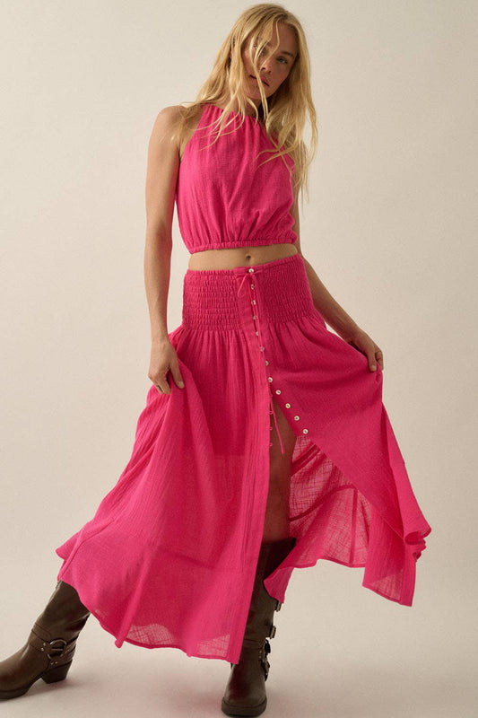 Camille Cotton Maxi Skirt