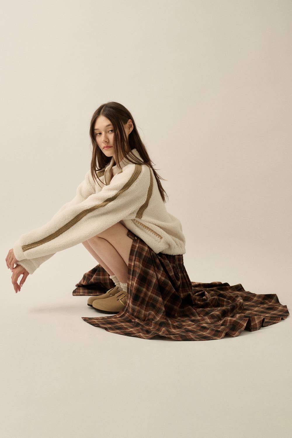 Polly Flannel Maxi Skirt