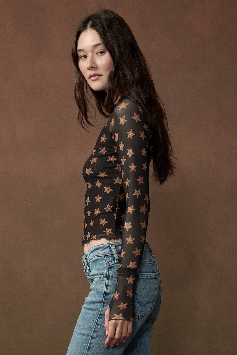 Starry Night Mesh Top