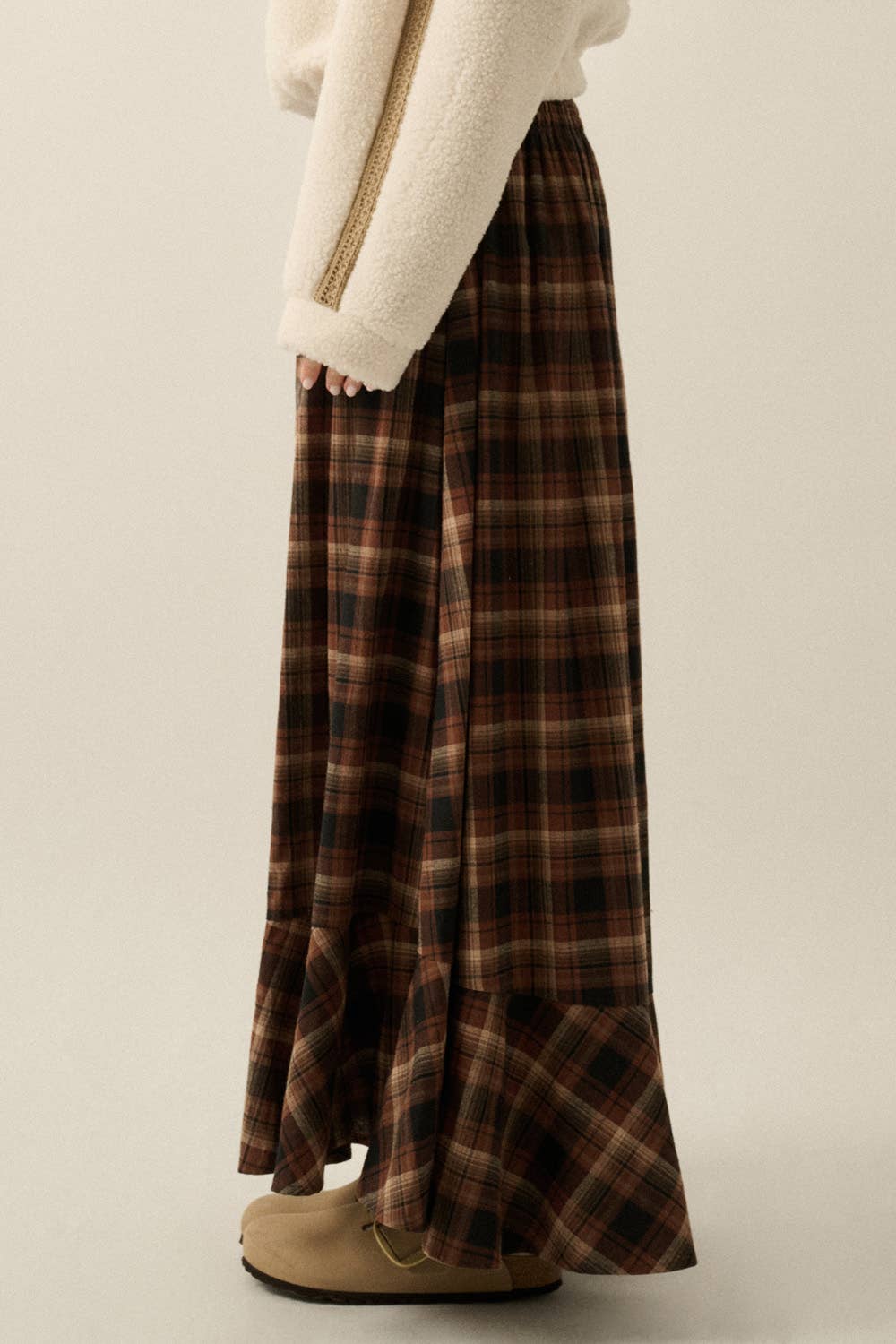 Polly Flannel Maxi Skirt