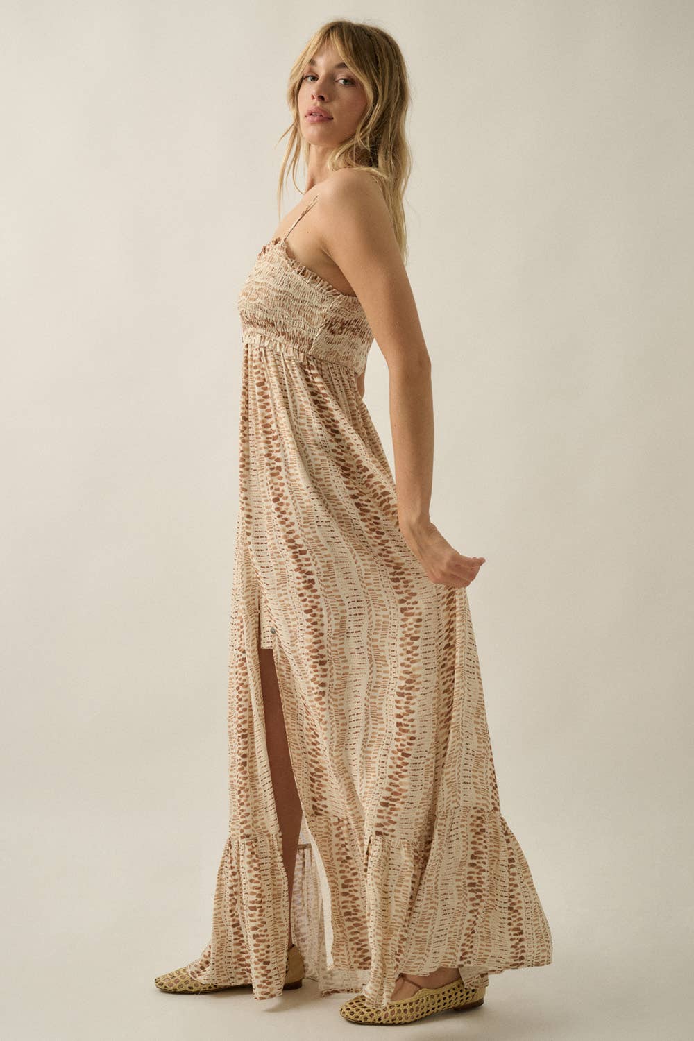 Allie Smocked Maxi Dress
