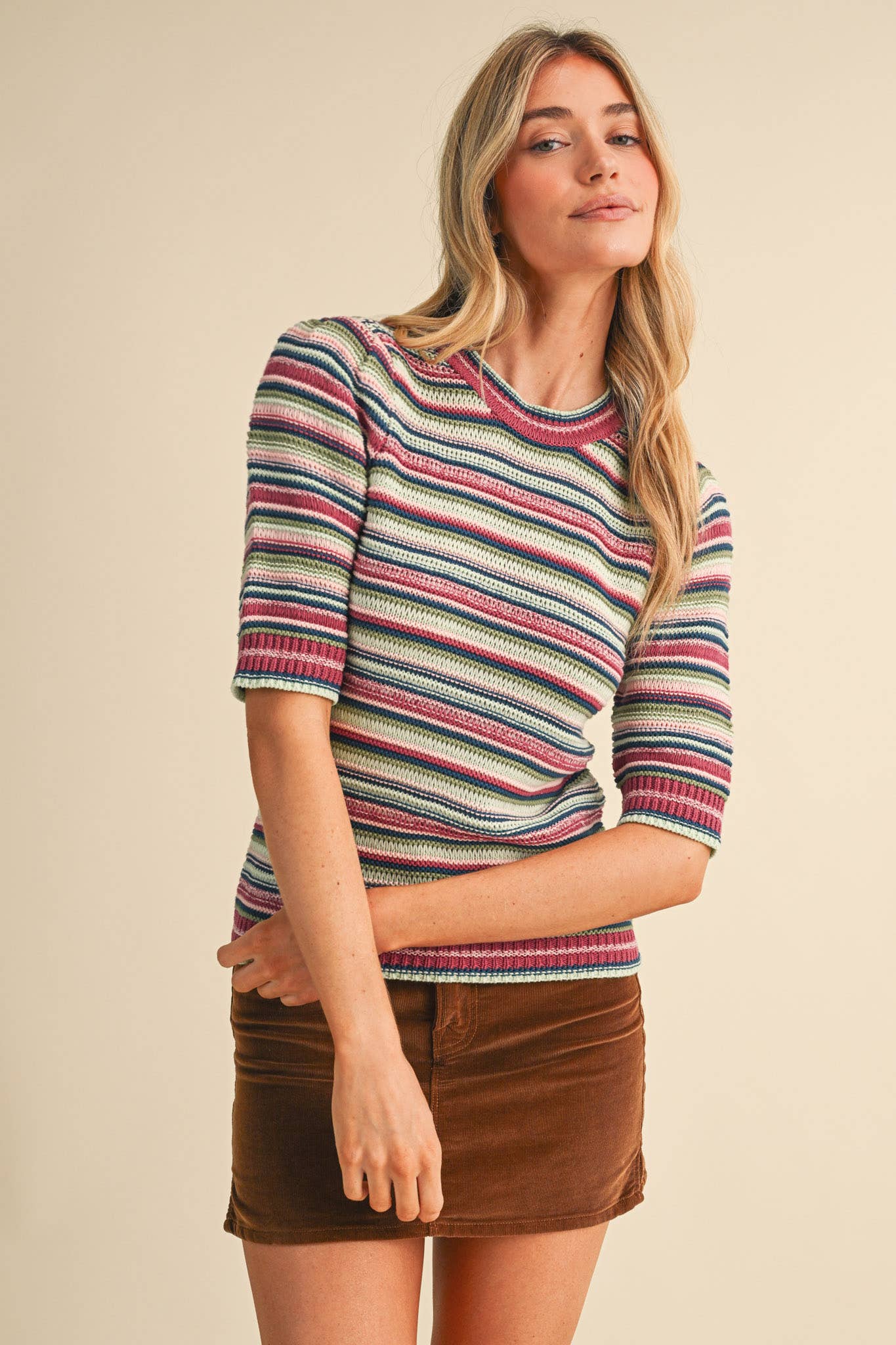 Josephine Multi Striped Sweater