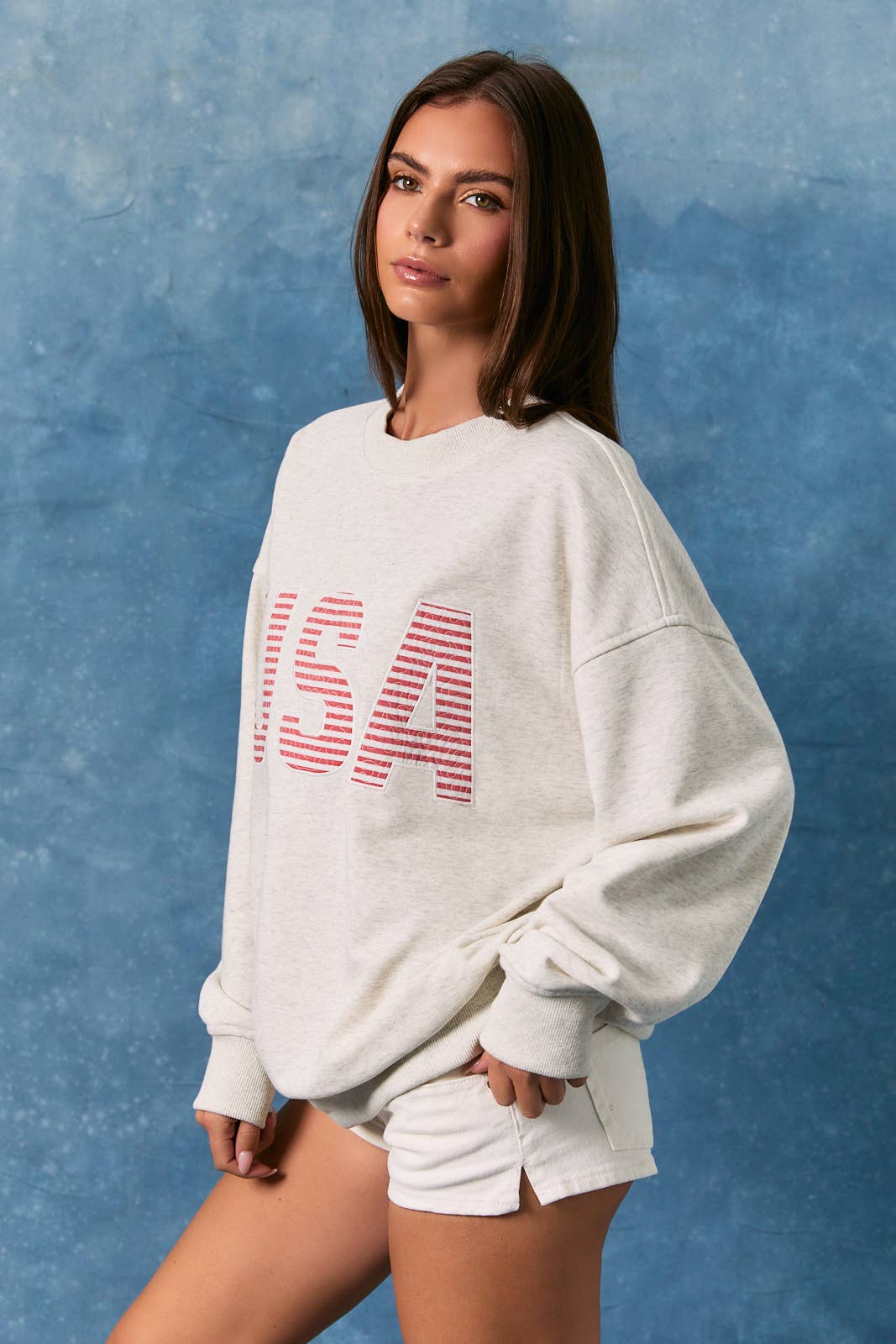 "USA"  Oversized Sweatshirt