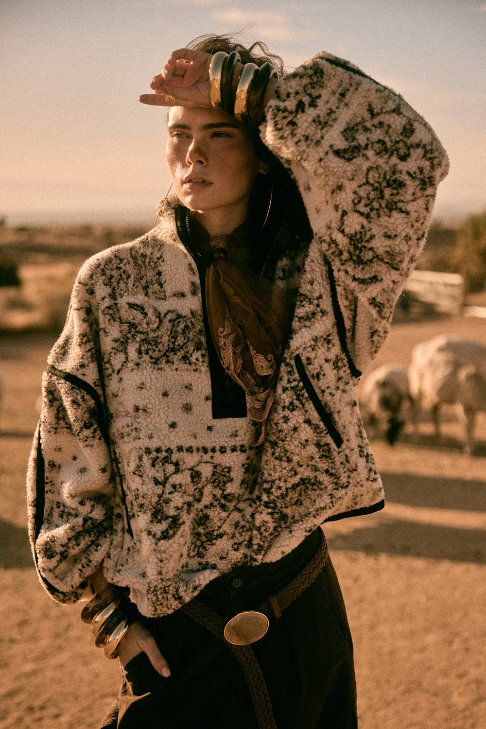 Paisley Sherpa Jacket