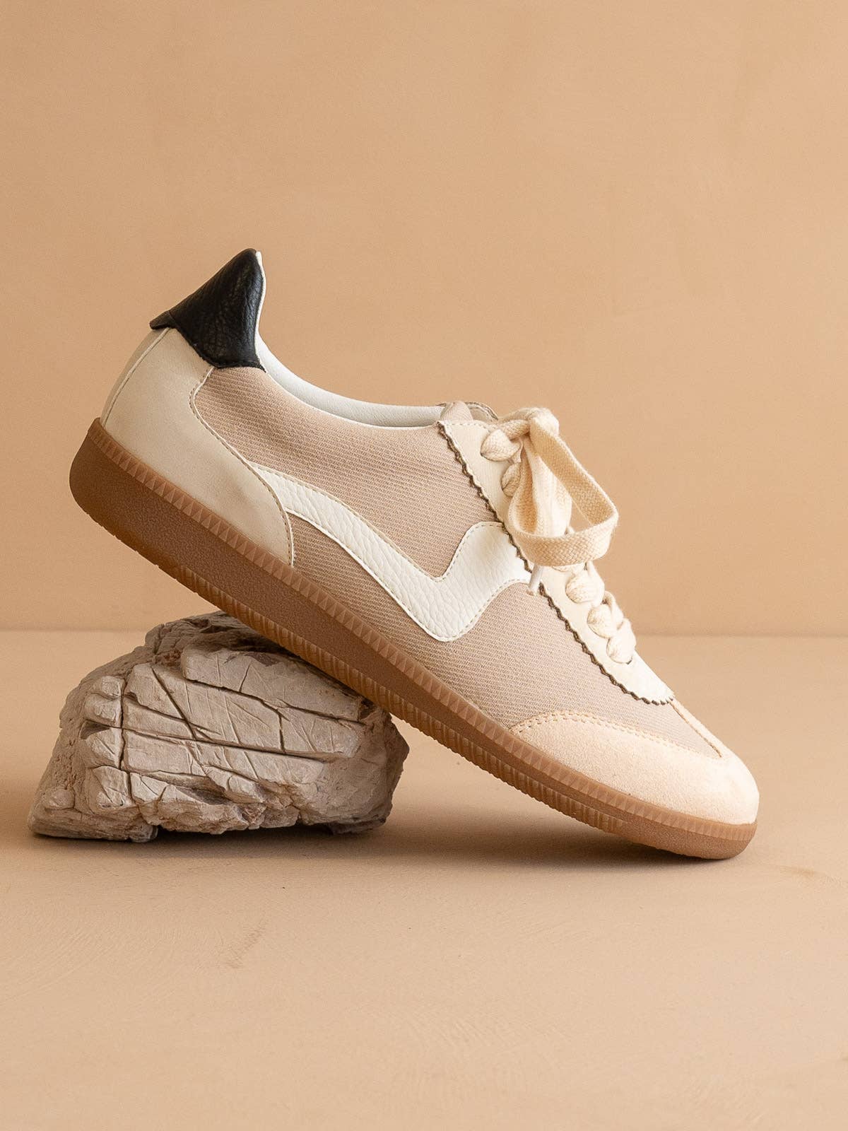 The Kyla Almond Classic Low Top Sneakers