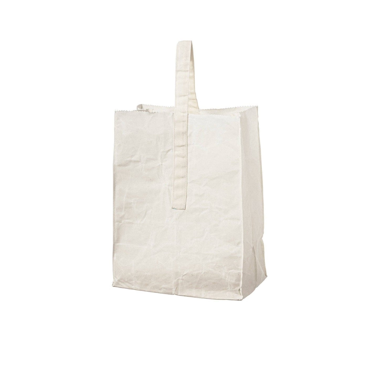 GROCERY BAG WITH HANDLE: White / Extra Small