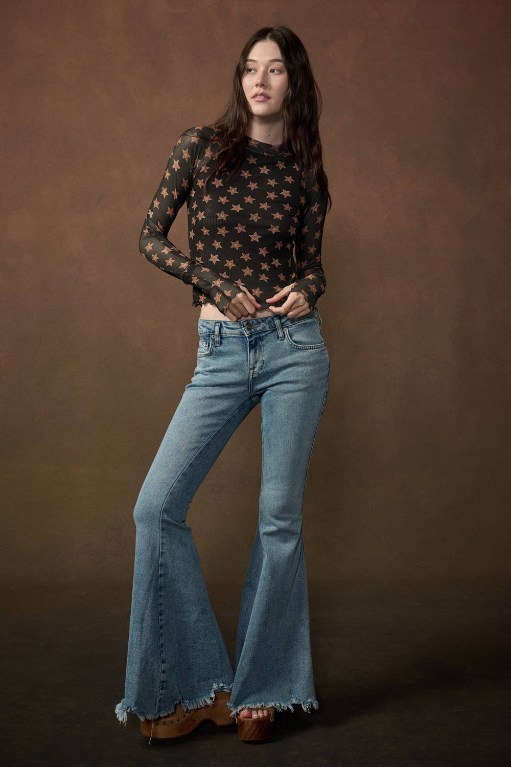 Starry Night Mesh Top