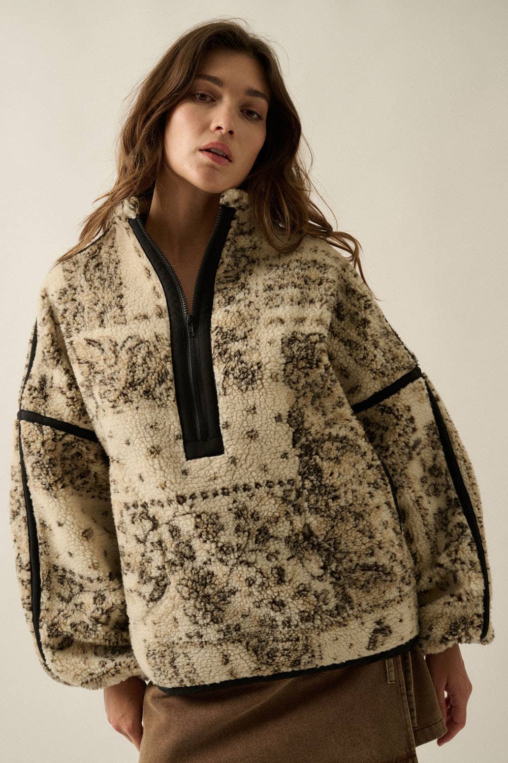 Paisley Sherpa Jacket