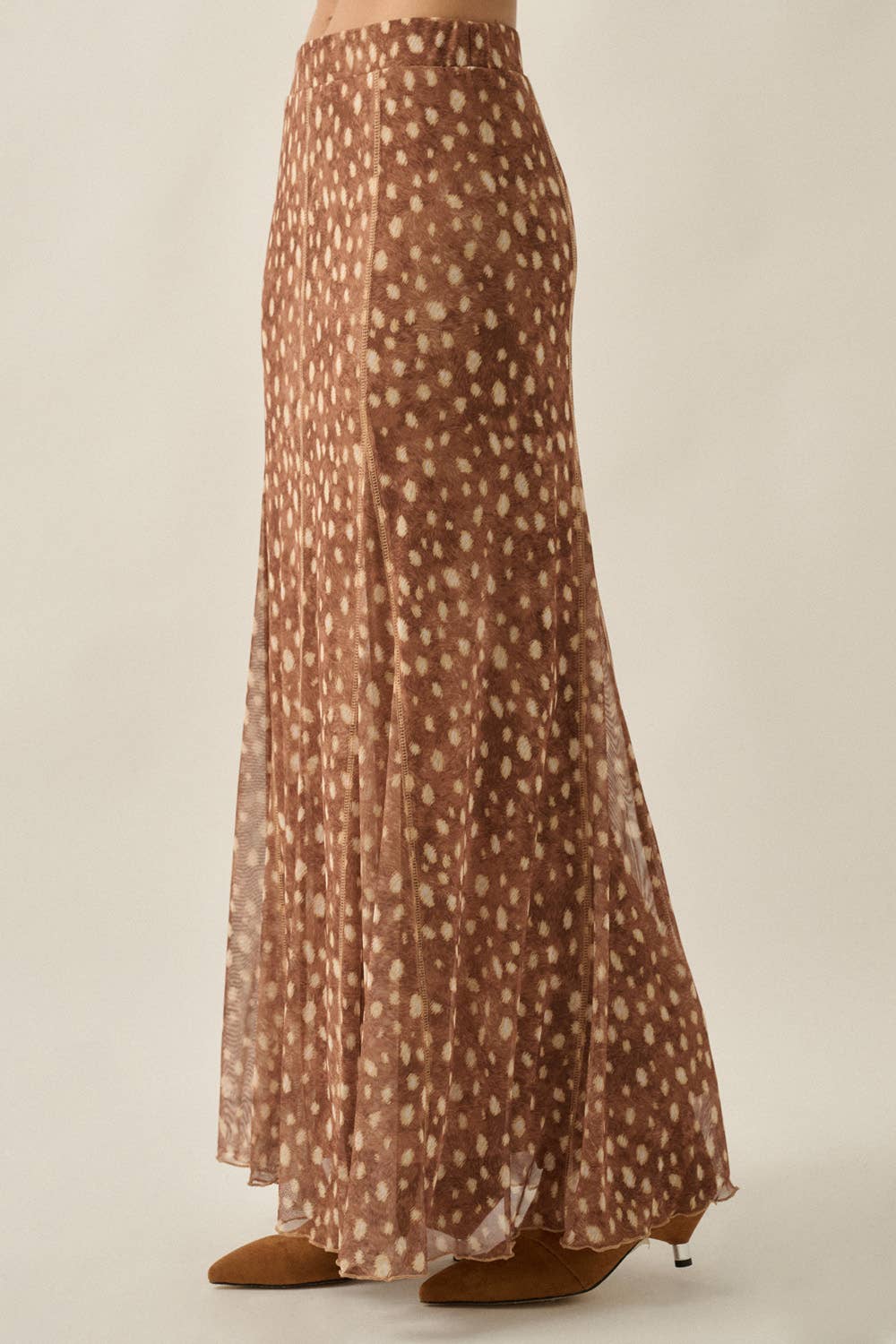Abilene Polka Dot Maxi Skirt