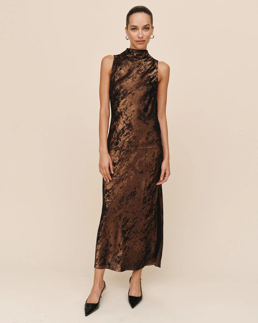 Bella Dahl Cowl Neck Bias Top