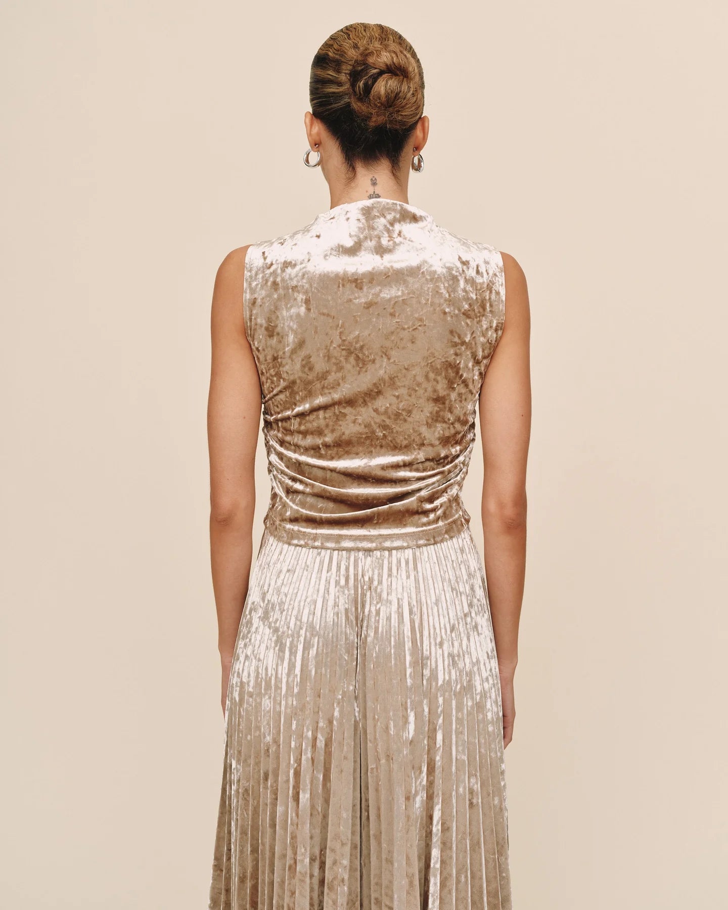 Bella Dahl Sleeveless Shirred Top