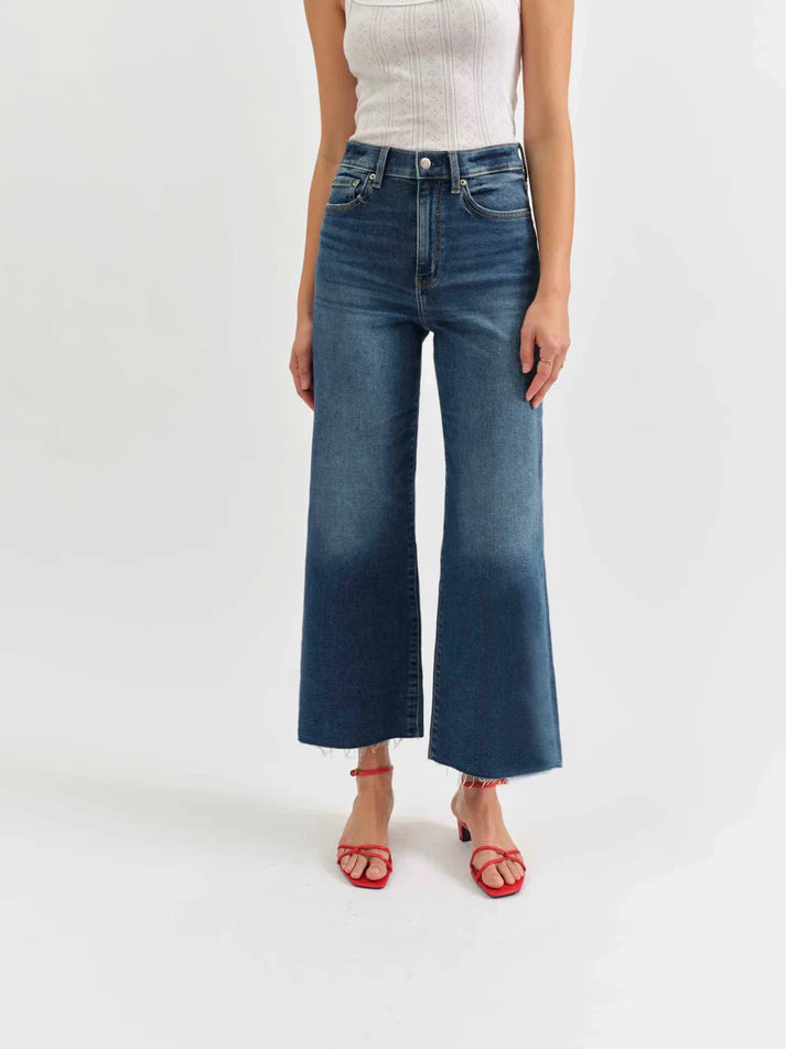 Daze Denim Pleaser High Rise Wide Ankle Jean