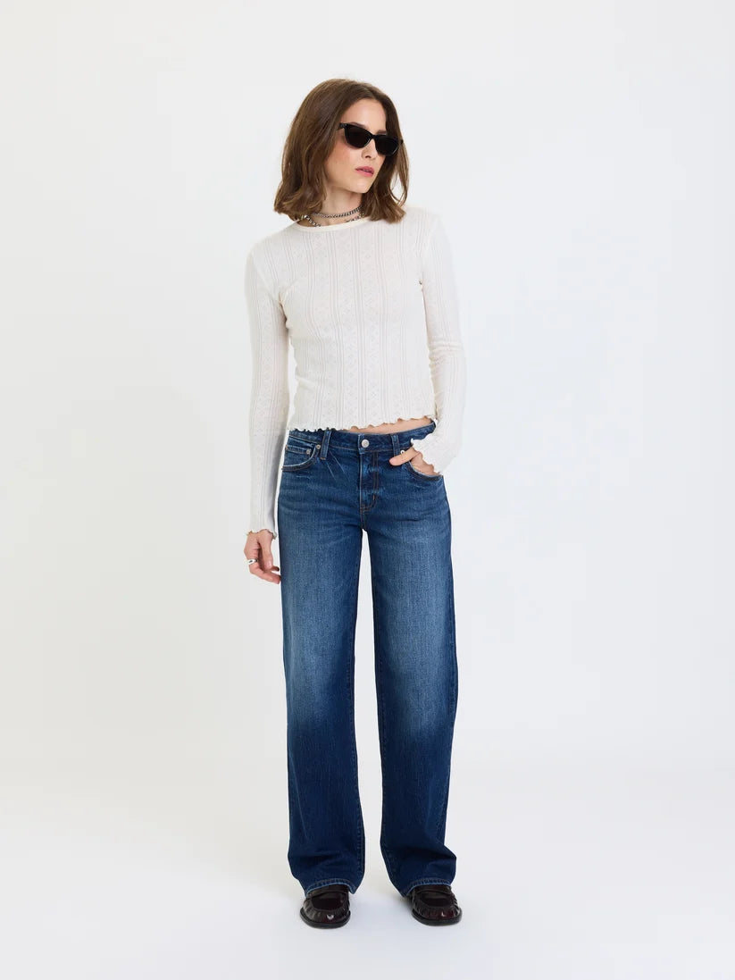 Daze Denim Keeper Low Rise Straight Jean
