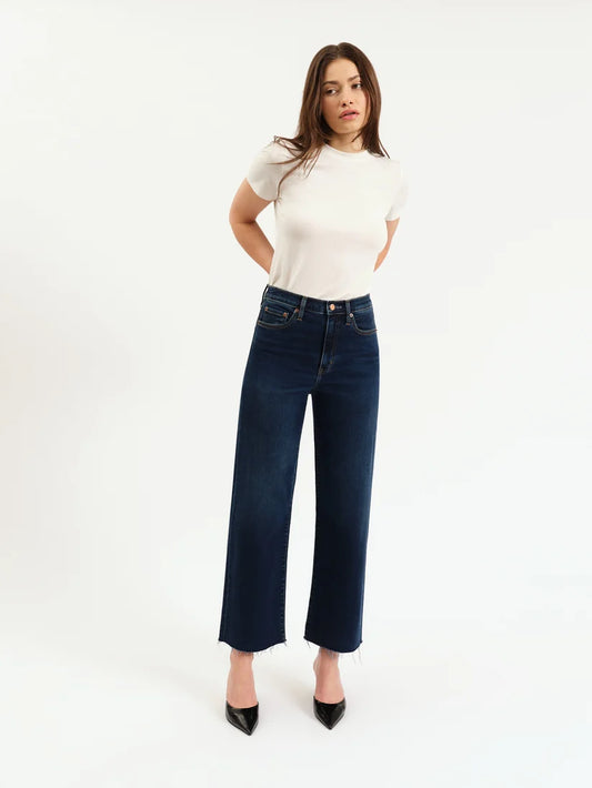 Daze Denim Pleaser High Rise Wide Ankle Jean