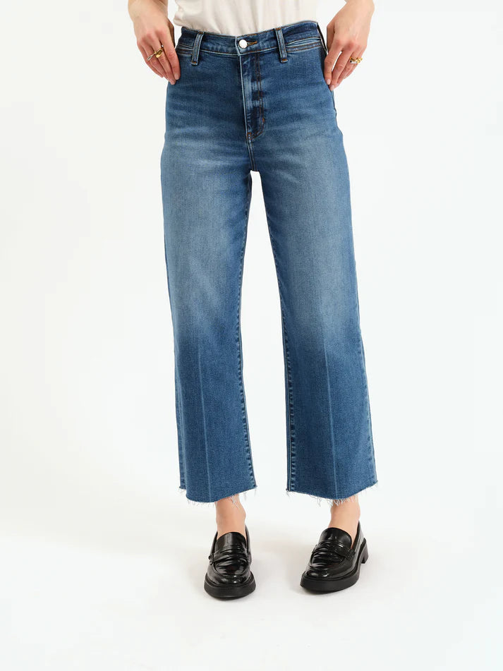 Daze Denim Pleaser High Rise Wide Ankle Jean