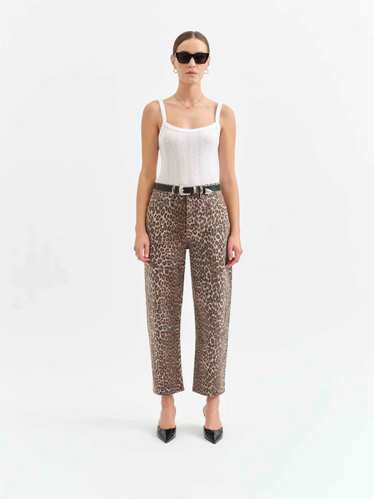 Daze Denim Westward High Rise Seamed Barrell