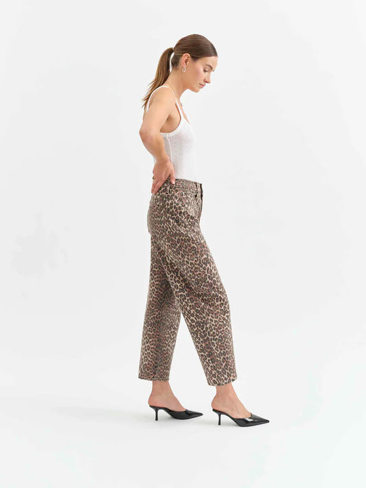 Daze Denim Westward High Rise Seamed Barrell