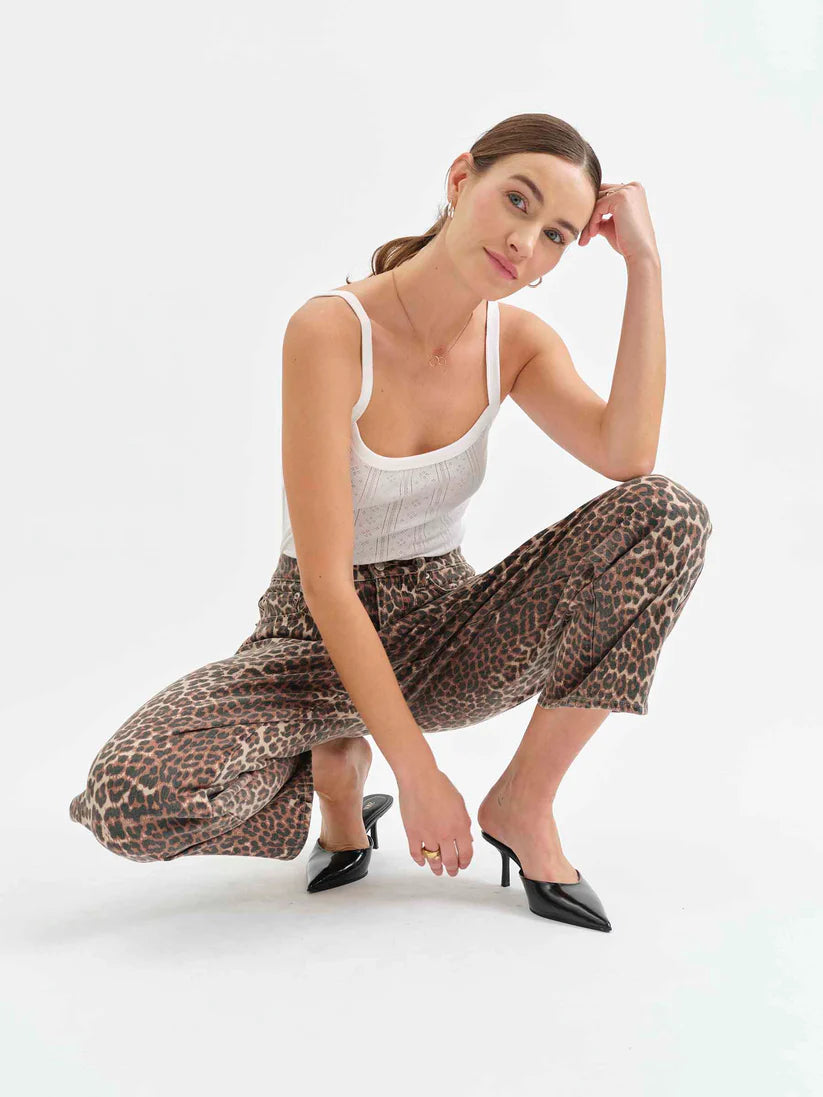 Daze Denim Westward High Rise Seamed Barrell