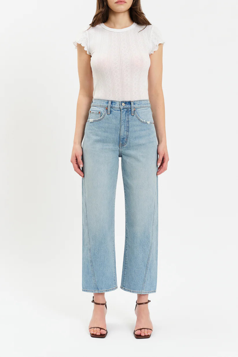 Daze Denim Westward High Rise Seamed Barrell