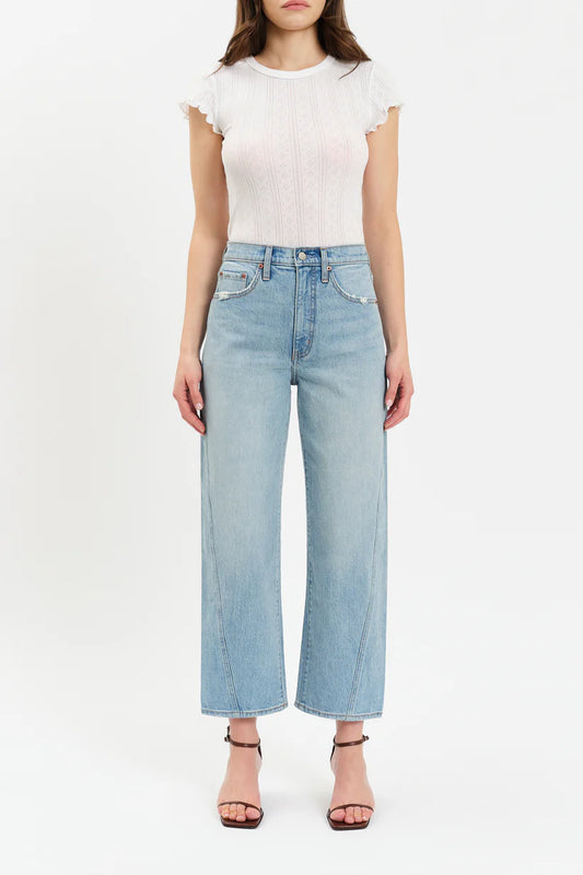 Daze Denim Westward High Rise Seamed Barrell