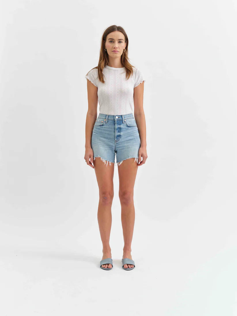 Daze Denim Bottom Line High Rise Vintage Short