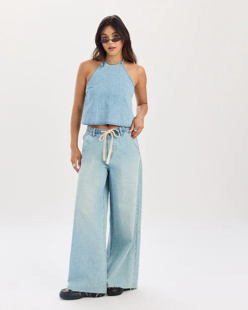 Daze Denim Cabana Wide Leg Pull On