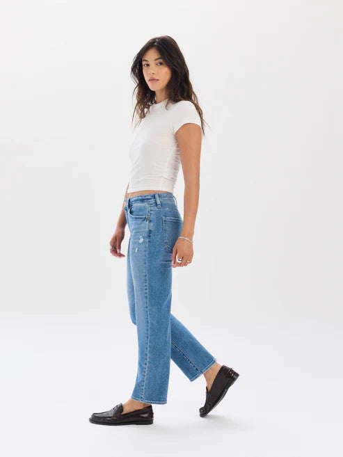 Daze Denim Rebel Midrise Slight Straight Leg Jeans