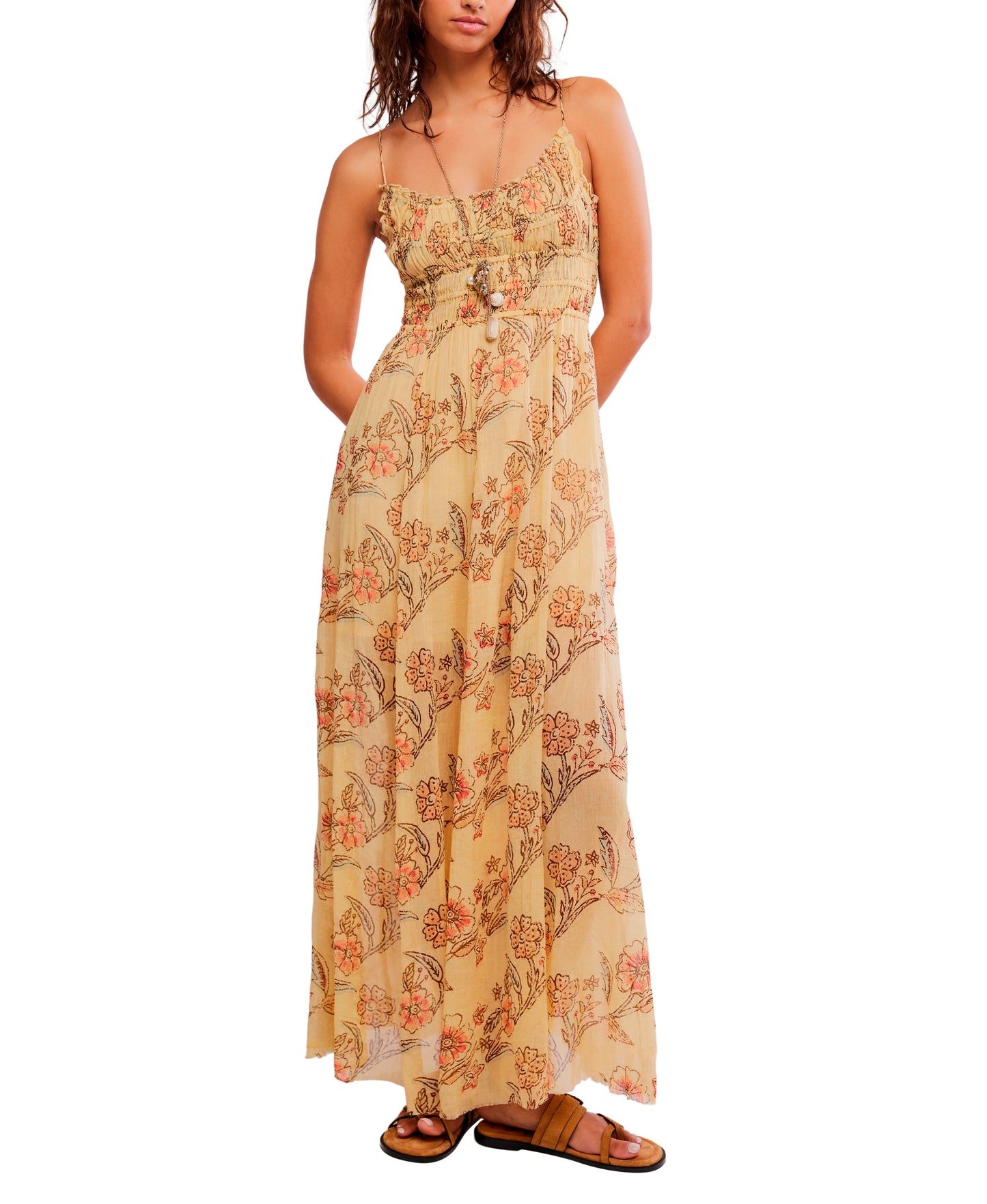 Free People One Ciella Printed Maxi Dress
