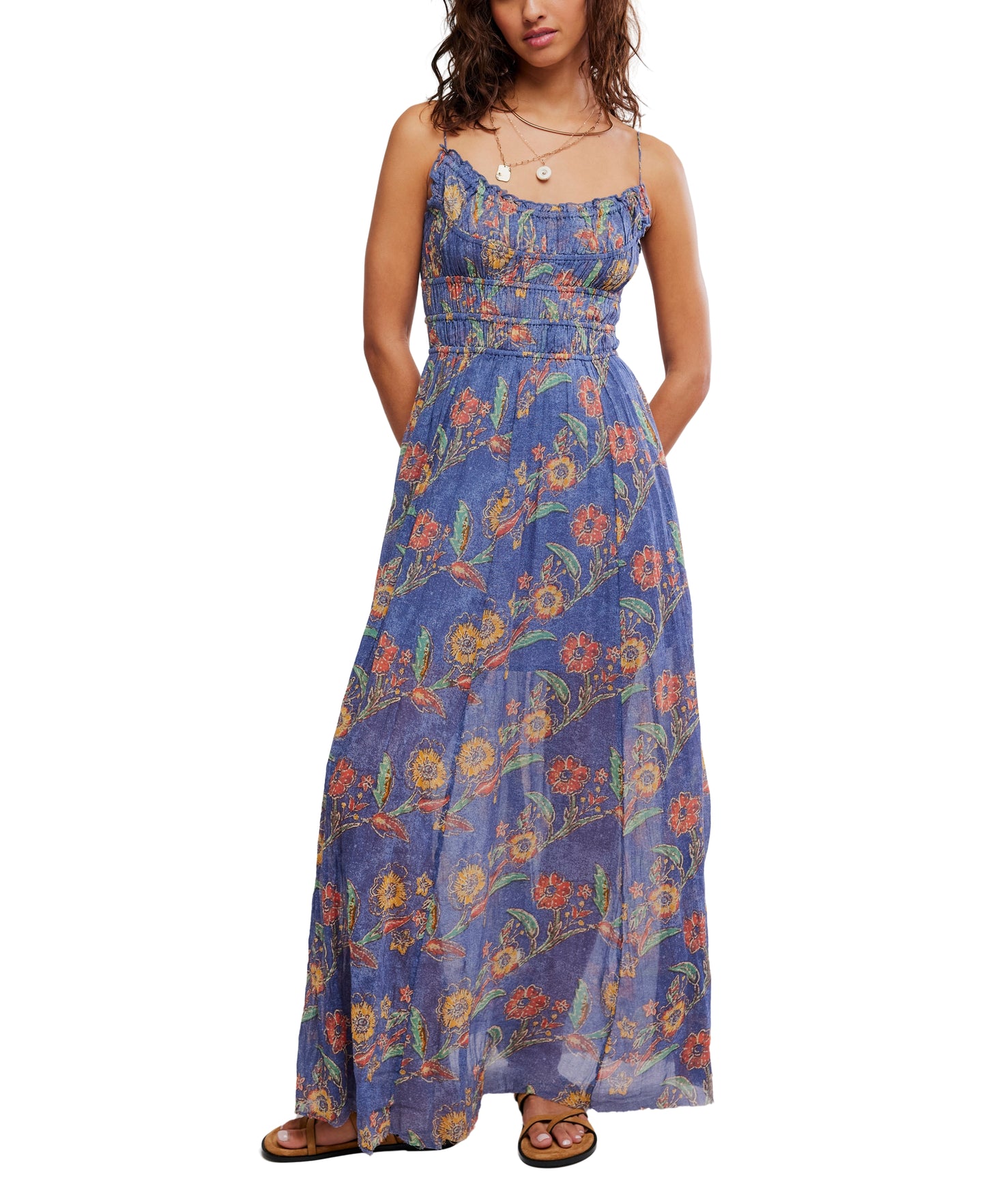 Free People One Ciella Printed Maxi Dress