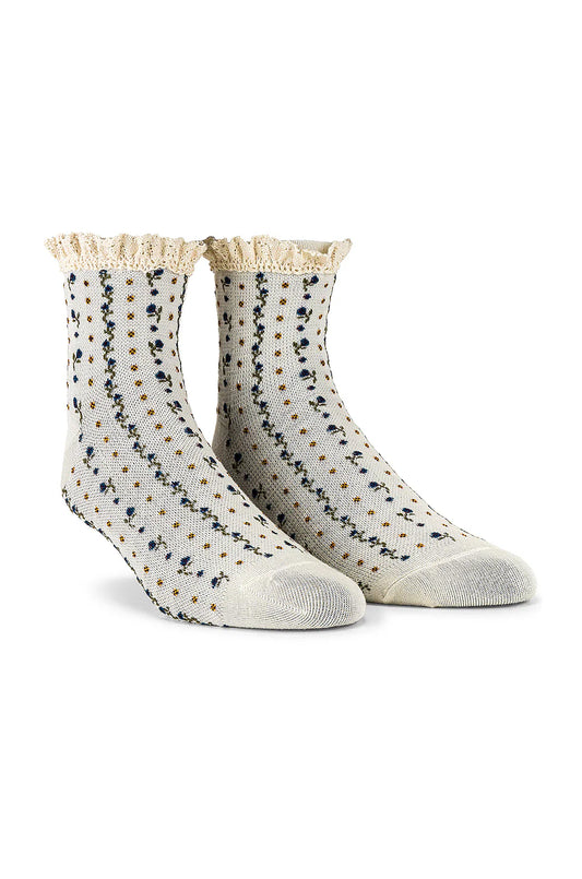 Free People Rosebud Waffle Knit Ankle Socks