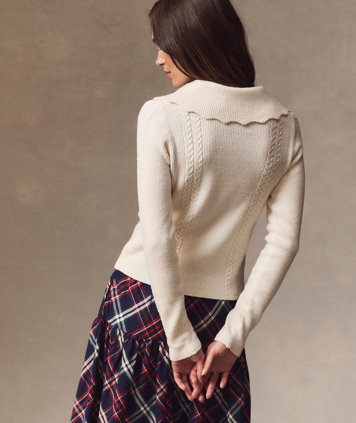 Marine Layer Ivy Cable Knit Polo