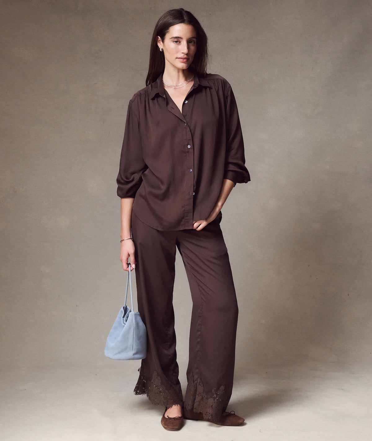Marine Layer Bella Better-Than-Silk Button Down