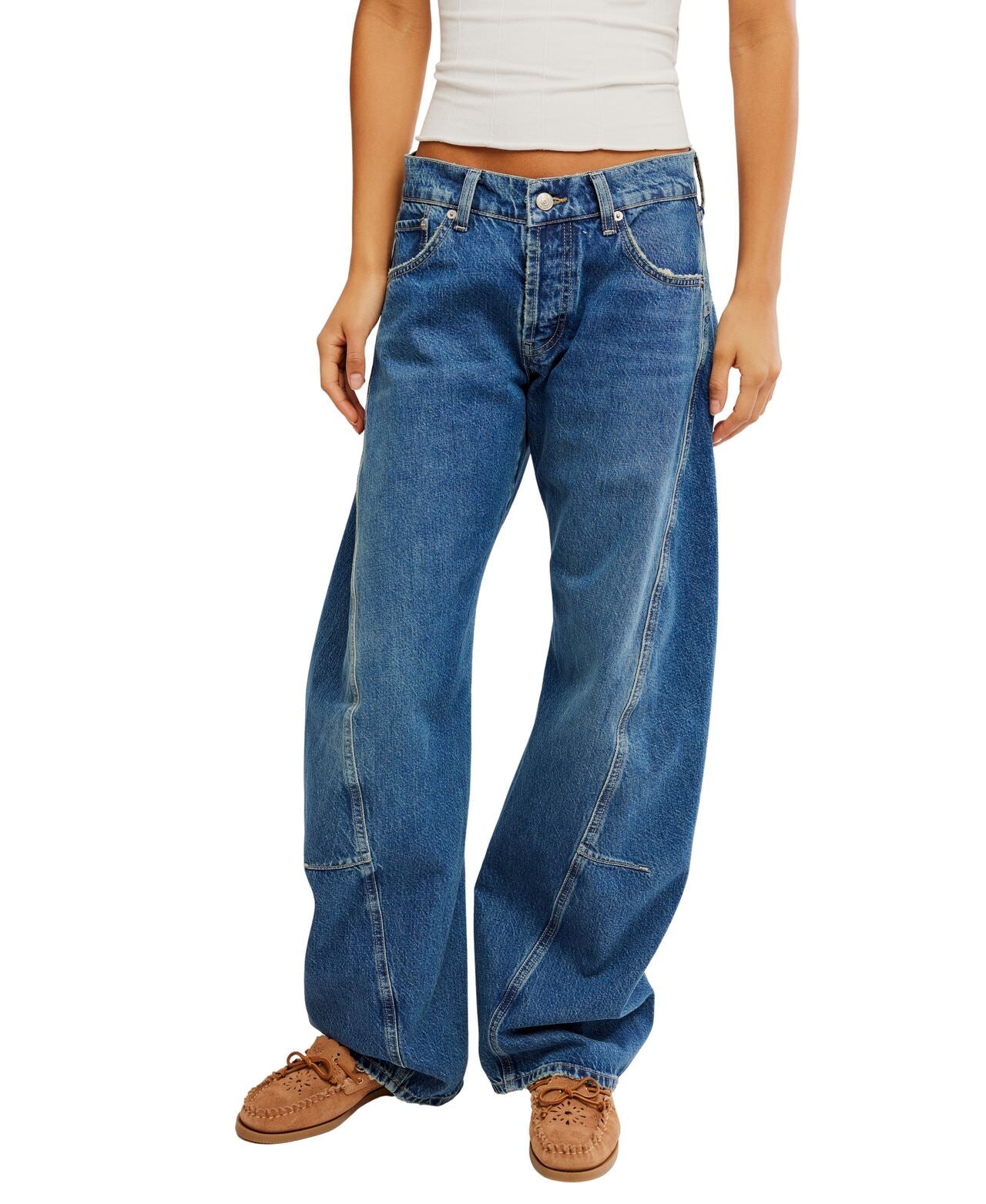 Free People Fable Twisted Seam Jean