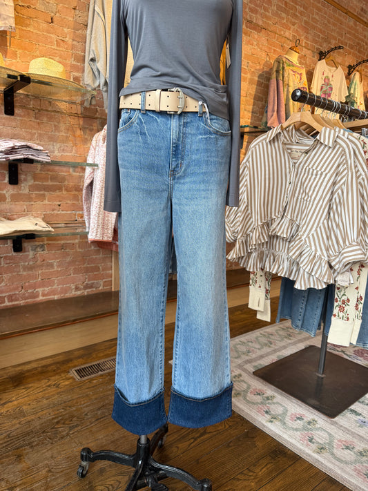 Daze Denim Eastside High Rise Loose Cuff Jeans