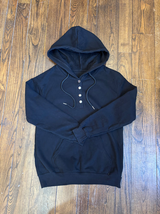 Betty Button Down Drawstring Hoodie