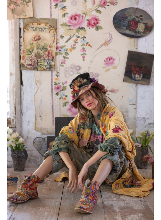 Magnolia Pearl Dragon Romani Kimono Bronze