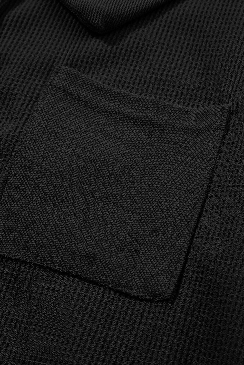 Wilders Waffle Knit Buttoned Long Sleeve Top