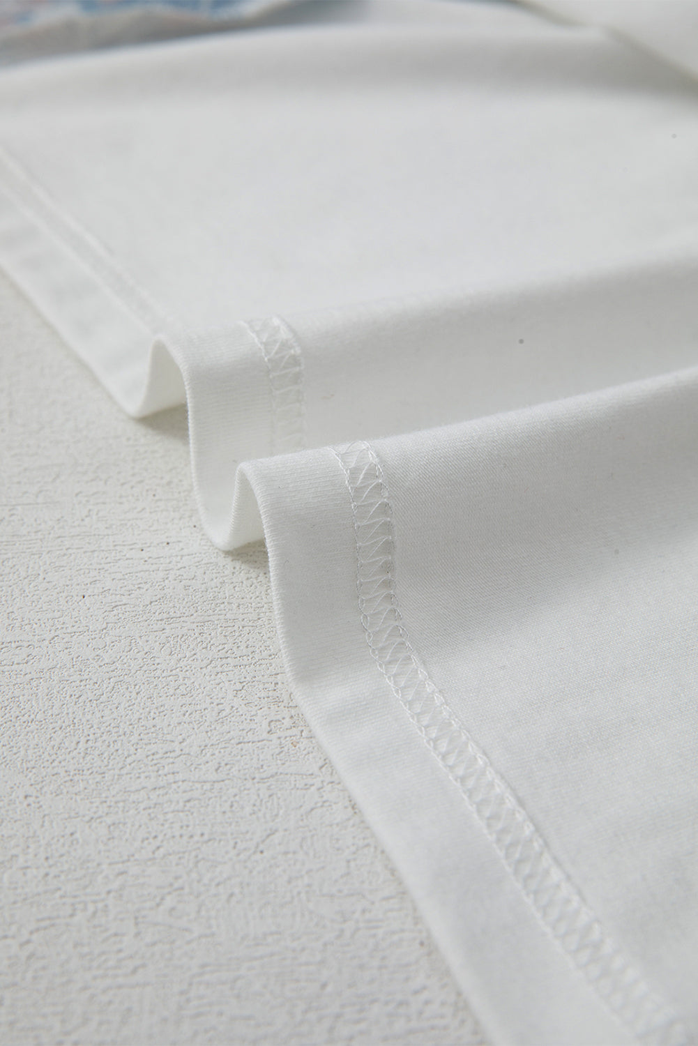 Patchwork Sleeve Peace Desert Graphic Top