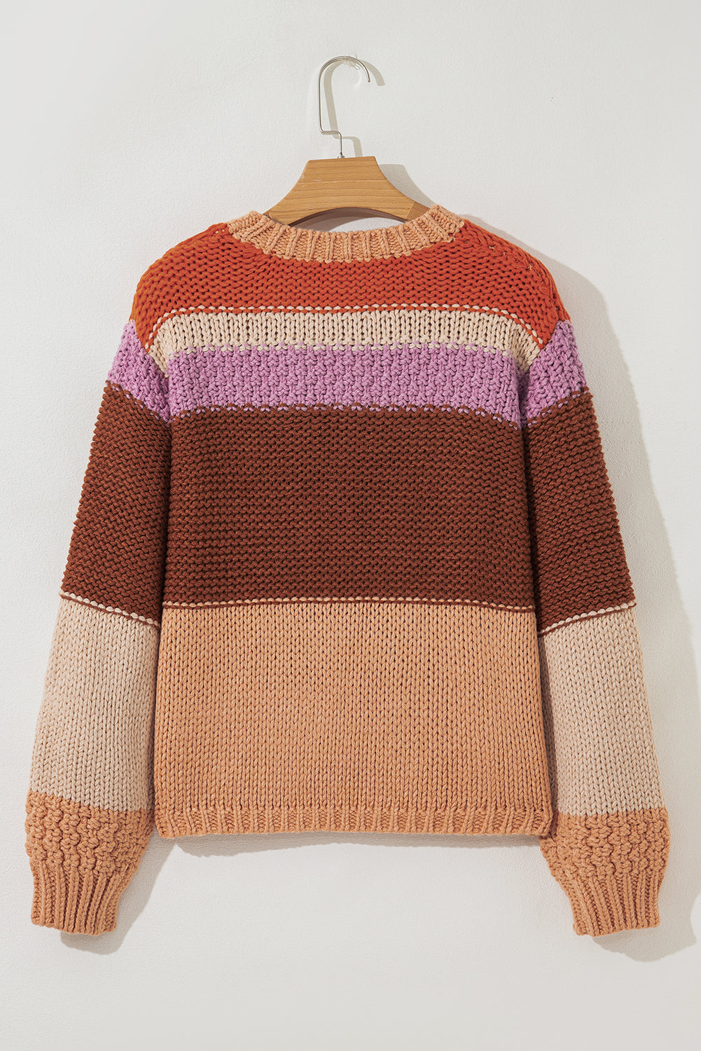 Haylie Knitted Colorblock Sweater