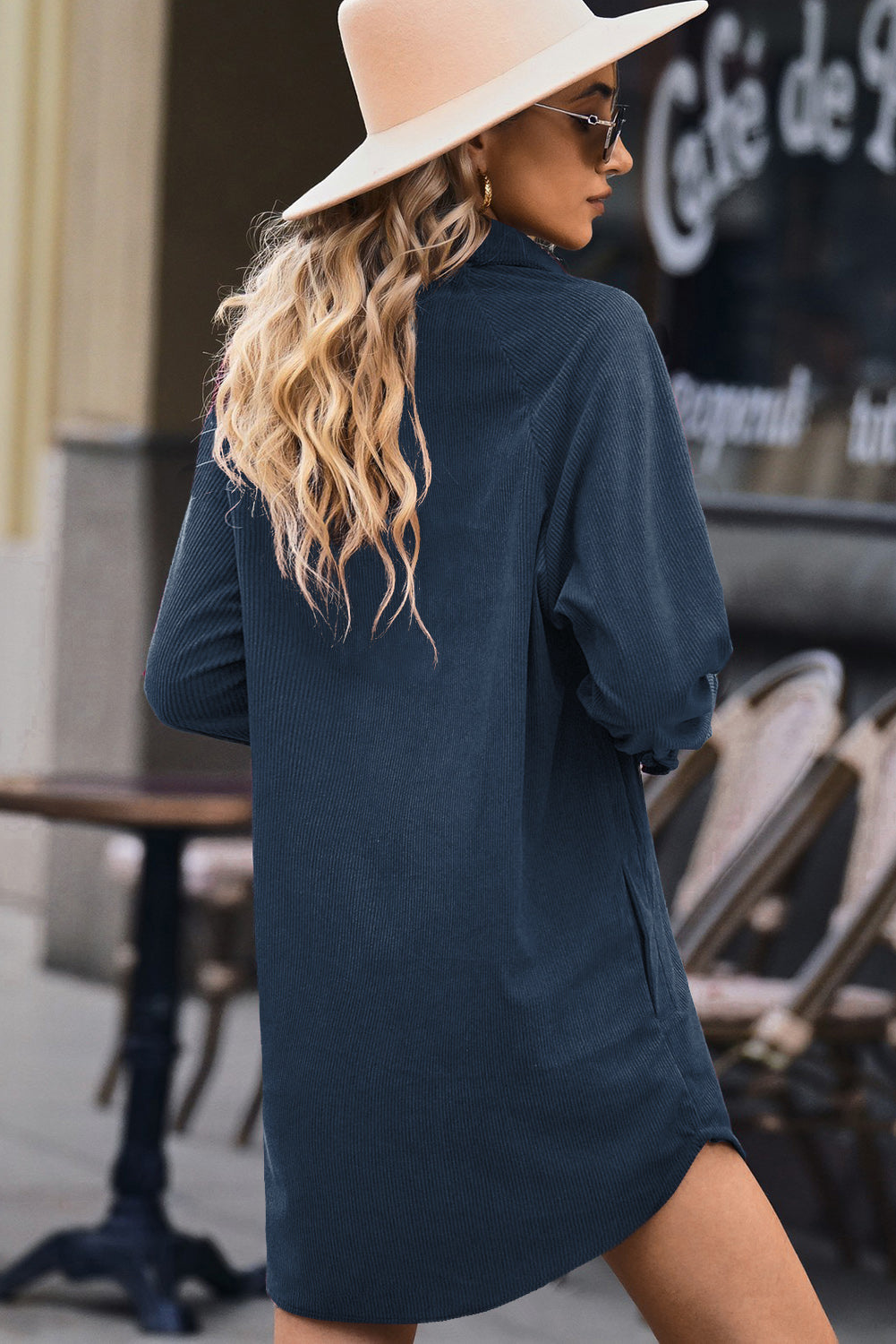 Millie Corduroy Shirt Dress