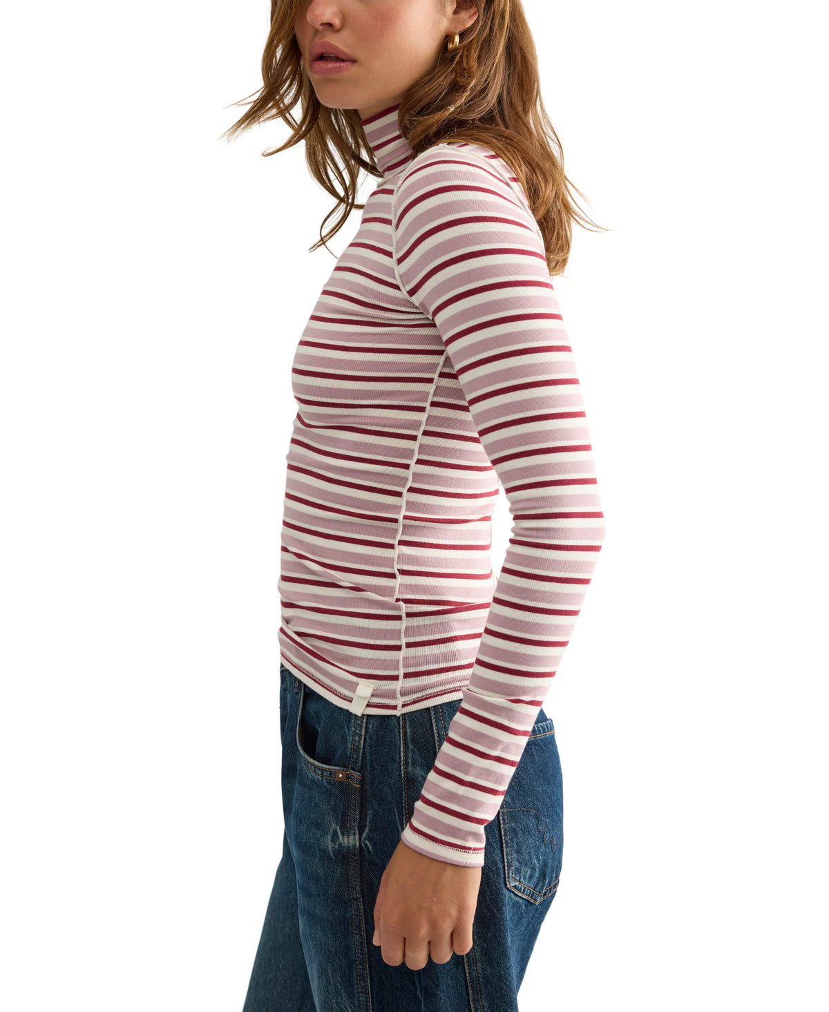 Free People Good Good Turtle Stripe Top
